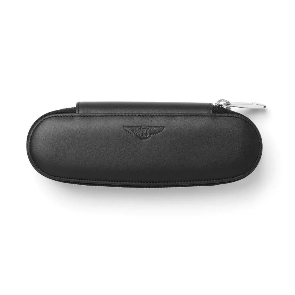 Estuche Bentley de piel para dos plumas Graf Von Faber Castell
