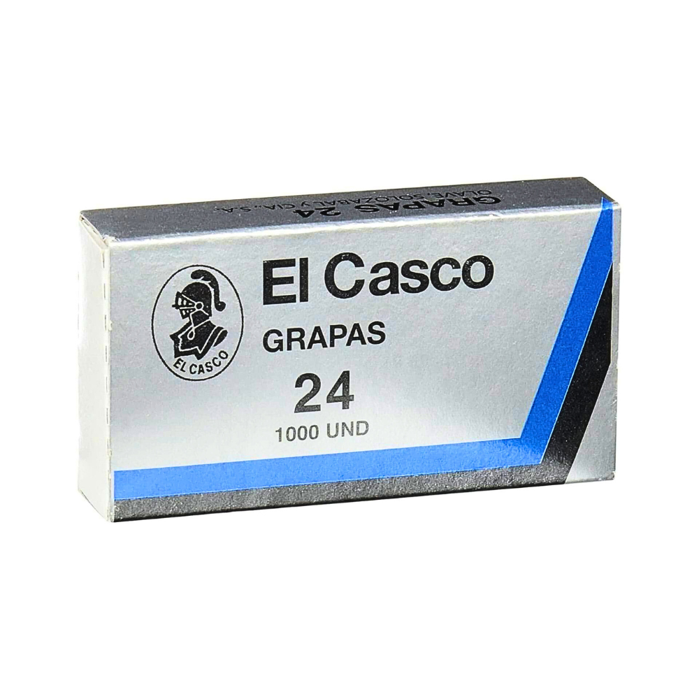 Caja de grapas Galvanizadas El Casco