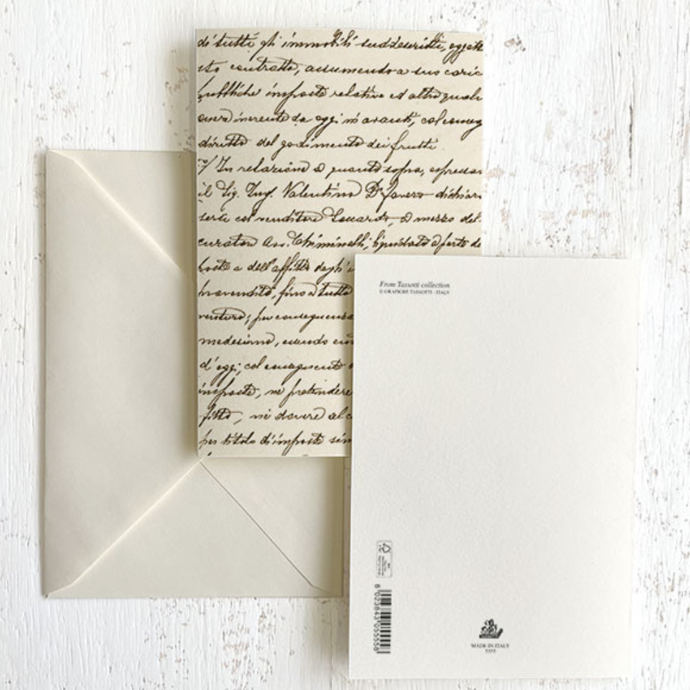 Caja de tarjetas y sobres Grafiche Tassotti