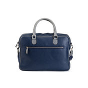 Artículos de viaje de piel en color azul con gris Montegrappa