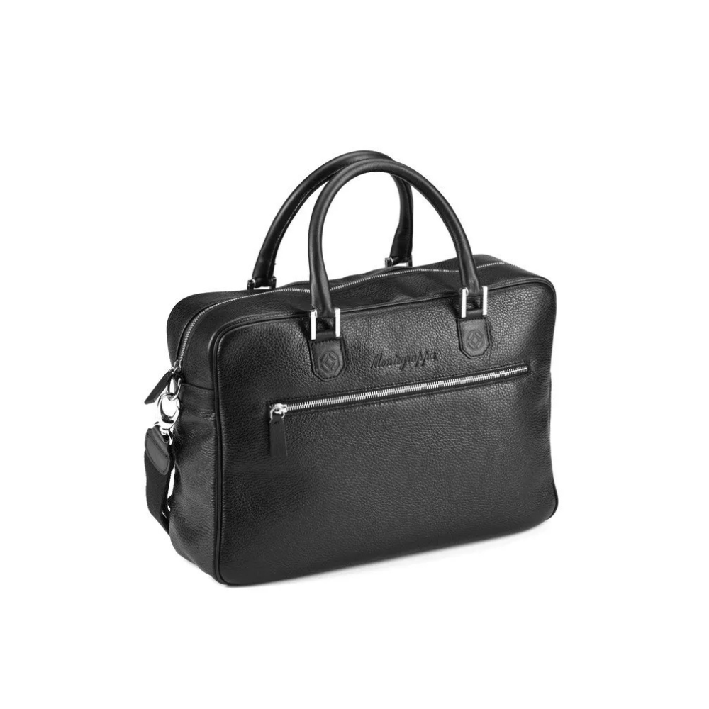 Bolsa de negocios de piel Montegrappa