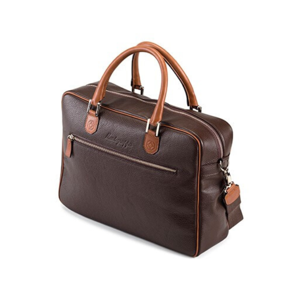 Bolsa de negocios de piel Montegrappa