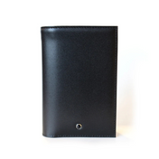 Tarjetero de piel con soporte para pluma Montegrappa