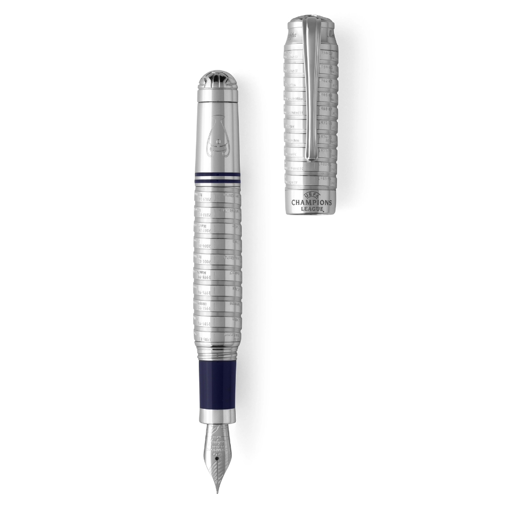 Pluma Fuente UEFA Champions League Plata Montegrappa