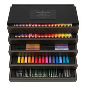 Set de Lápices de Arte con Cajonera de Madera Faber Castell