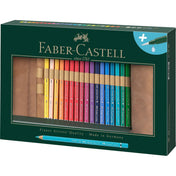 30 Lápices de colores Aqua con estuche enrrollable Faber-Castell