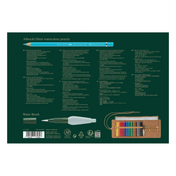 30 Lápices de color Aqua con estuche enrrollable Faber-Castell