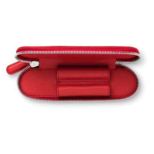 Estuche Epsom de piel para dos plumas Graf Von Faber Castell
