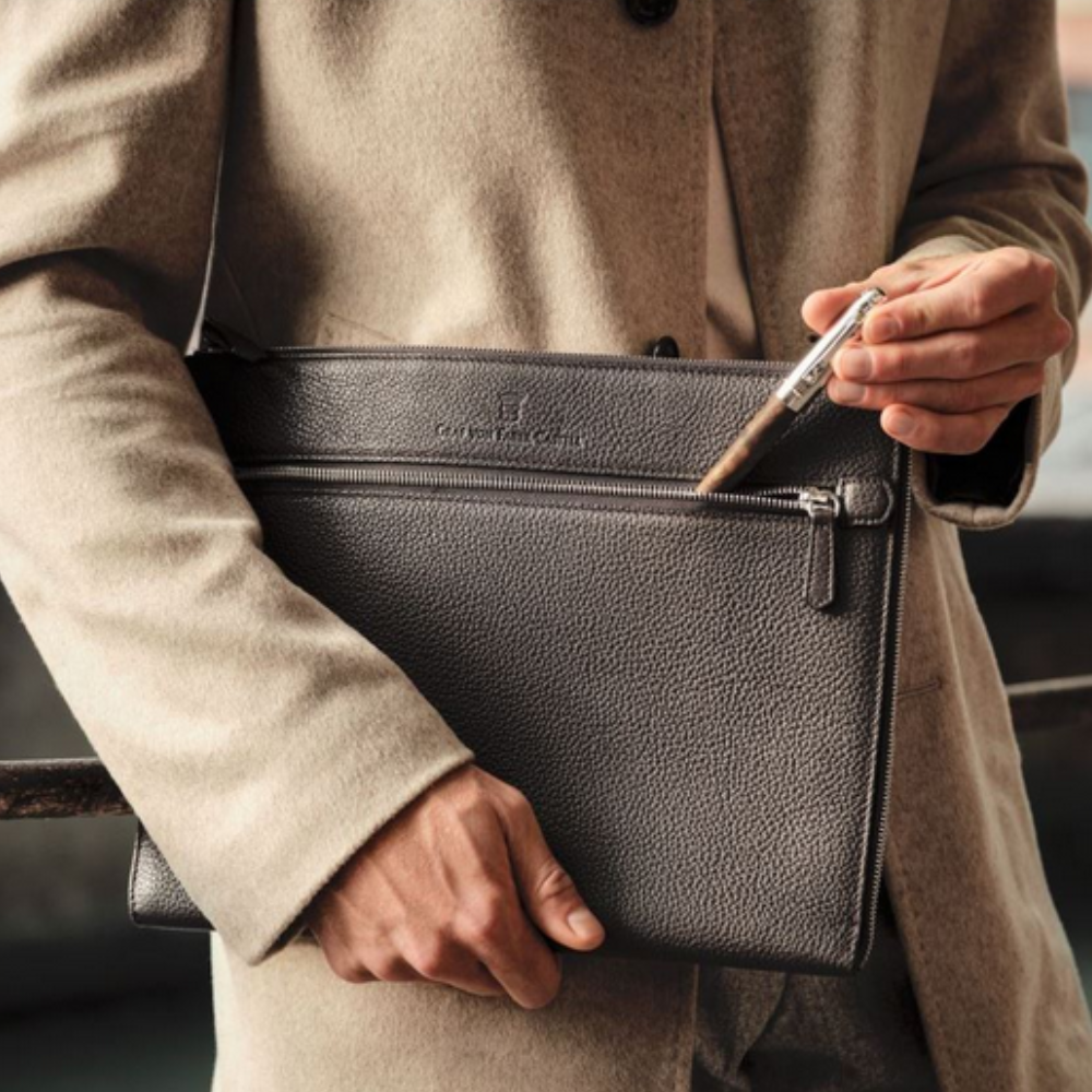 Portafolios de piel Cashmere Graf Von Faber Castell