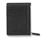 Tarjetero de piel con cremallera Graf von Faber-Castell