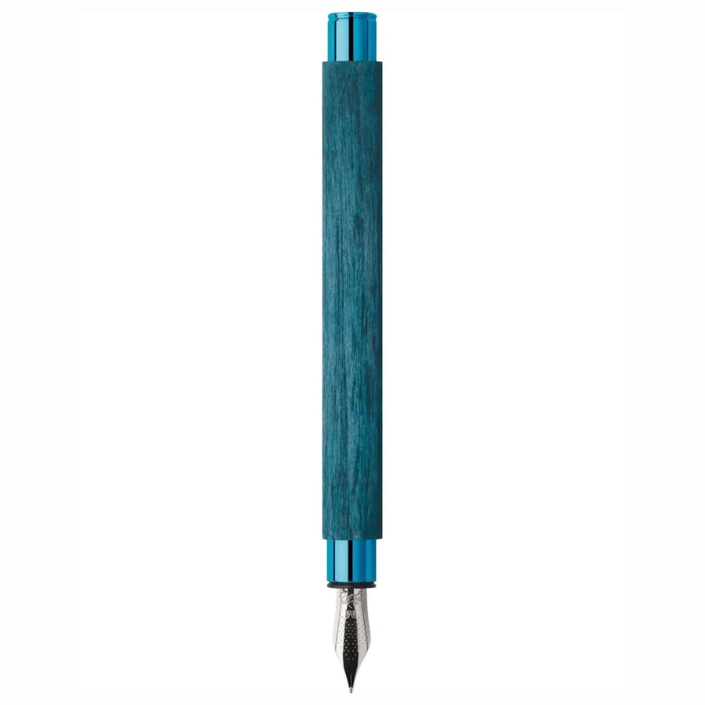 Pluma Fuente Blue Wood Faber Castell