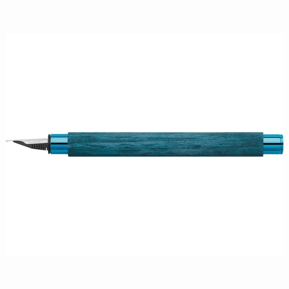 Pluma Fuente Blue Wood Faber Castell
