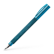 Pluma Fuente Blue Wood Faber Castell
