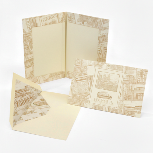 Portafolio con tarjetas y sobres Kartos