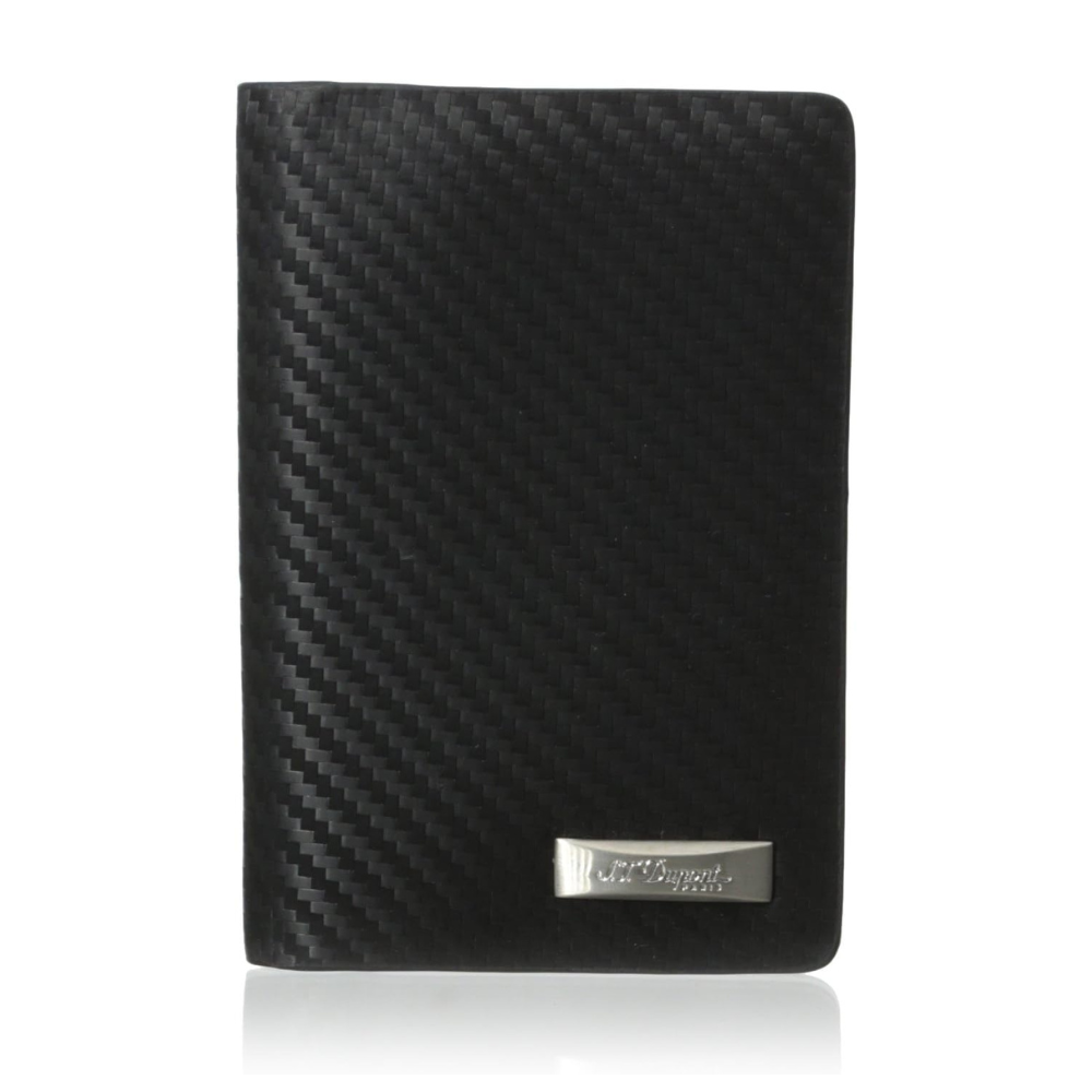 Tarjetero de cuero negro S.T. Dupont