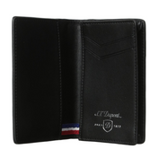 Tarjetero de cuero negro S.T. Dupont