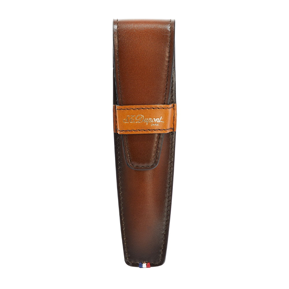 Estuche para 1 Pluma Atelier de piel S.T. Dupont
