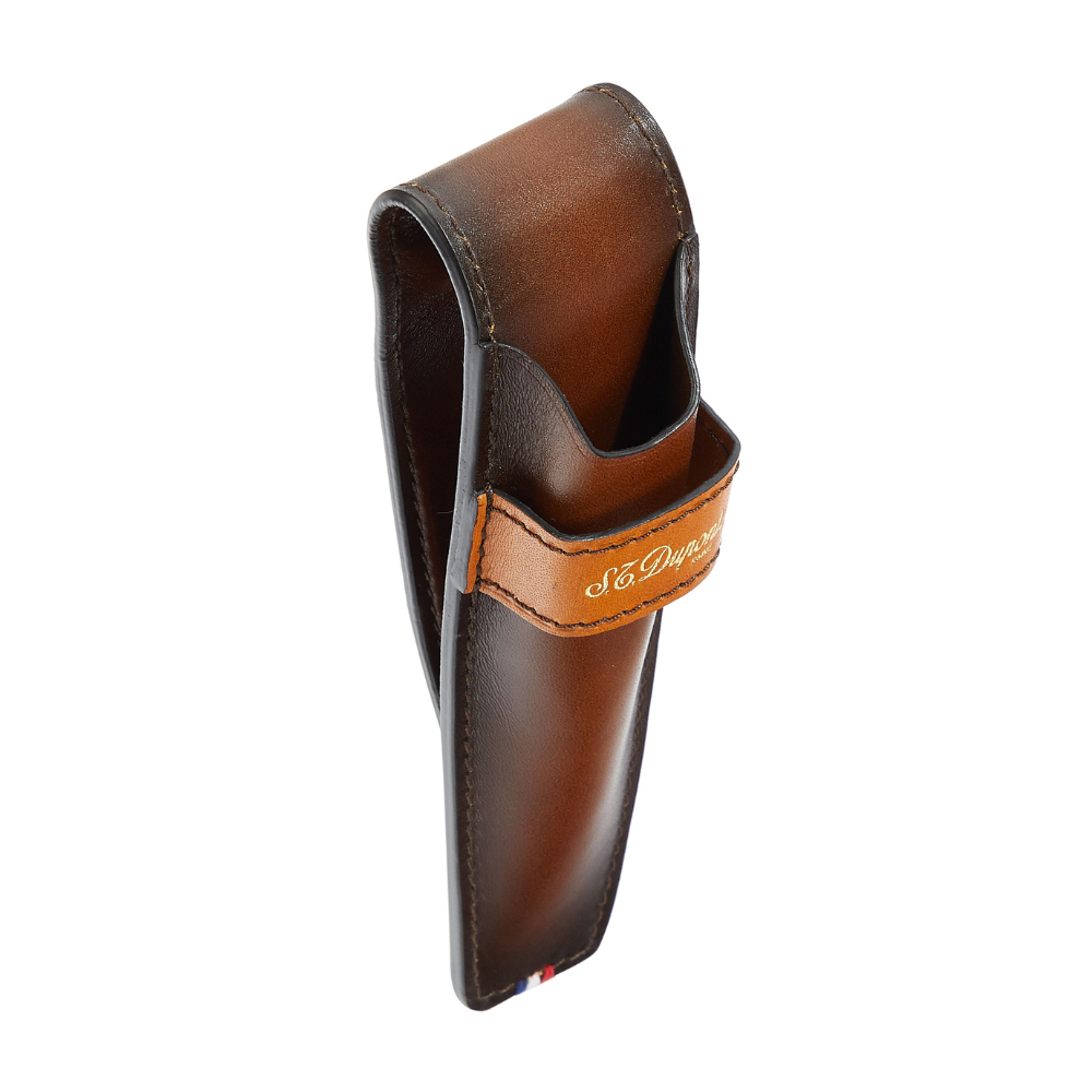 Estuche para 1 Pluma Atelier de piel S.T. Dupont