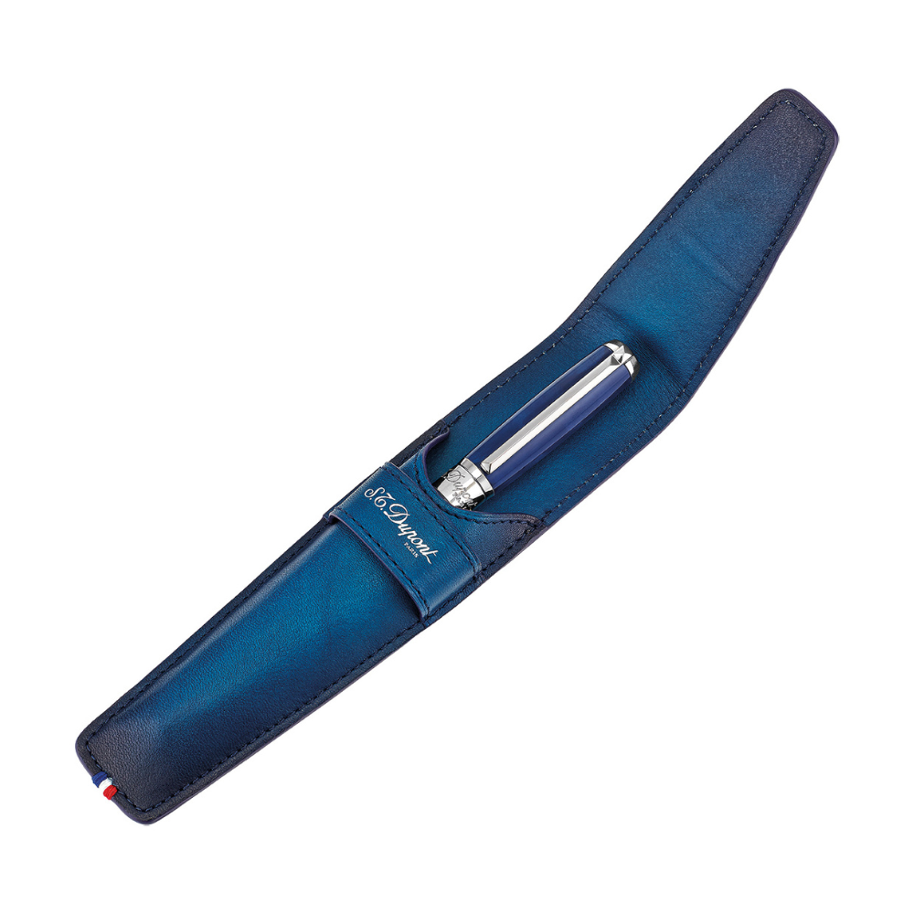 Estuche para 1 Pluma Atelier de piel S.T. Dupont