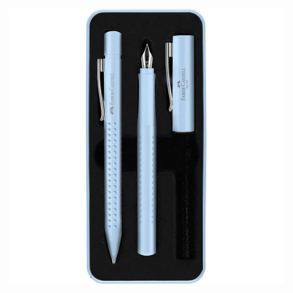 Set Grip Pluma Fuente + Bolígrafo Faber-Castell