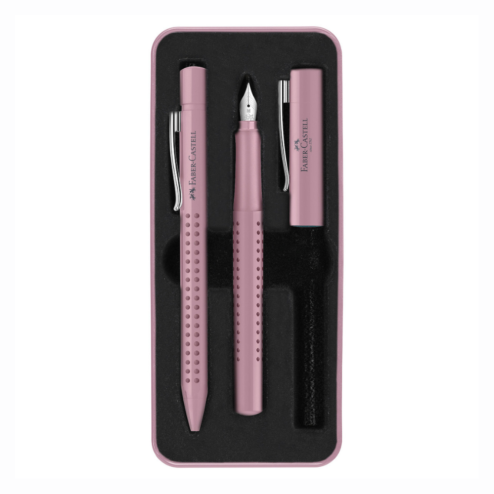 Set Grip Pluma Fuente + Bolígrafo Faber-Castell