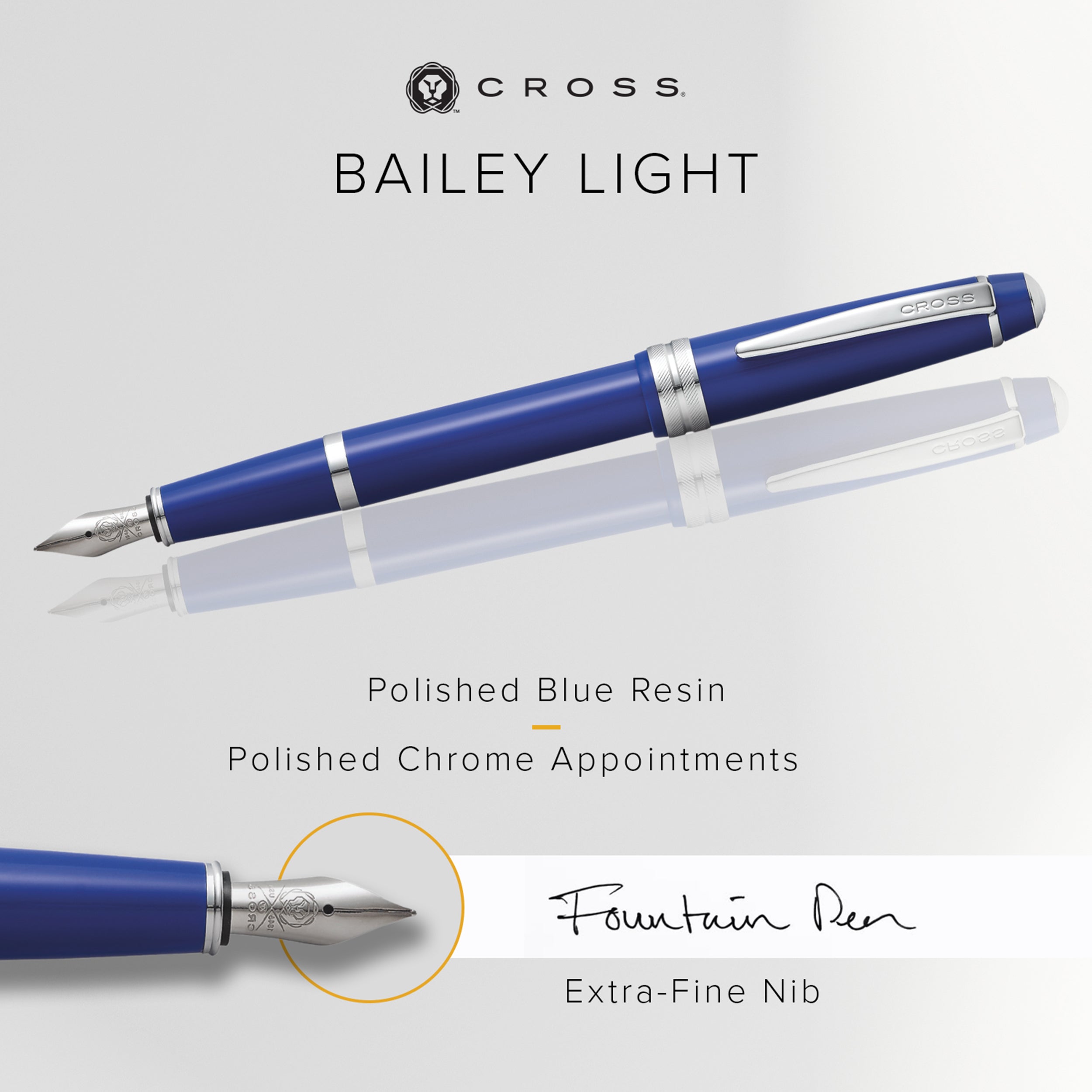 Bailey light Pluma Fuente Cross