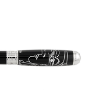 Pluma Fuente Línea D Picasso Palladium Negro S.T. Dupont