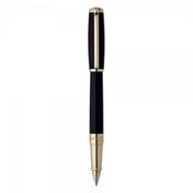 Line D Black Lacquer Barrel Gold Clip S.T. Dupont