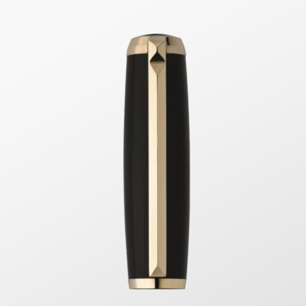 Line D Black Lacquer Barrel Gold Clip S.T. Dupont