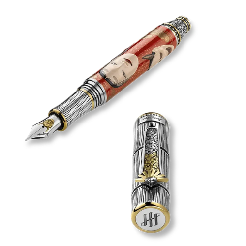 Pluma Fuente Kitcho Noh Masks Mujer Montegrappa