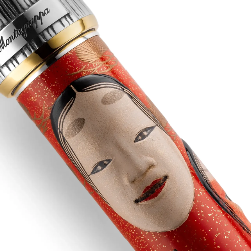 Pluma Fuente Kitcho Noh Masks Mujer Montegrappa