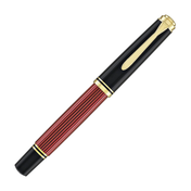 Pluma Fuente Souveran 405 Black-Red Pelikan