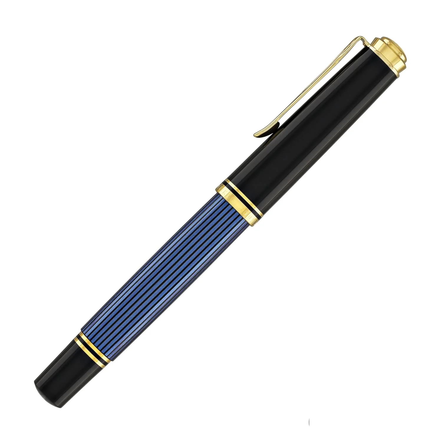 Pluma Fuente Souverän 400 Black-Blue Pelikan