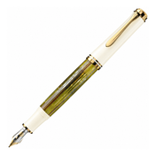 Pluma Fuente Souverän 400 Tortoiseshell White Pelikan