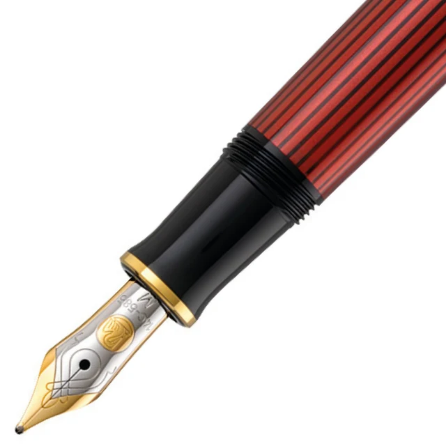 Pluma Fuente Souveran 405 Black-Red Pelikan