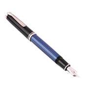 Pluma Fuente Souverän 805 Black-Blue Pelikan