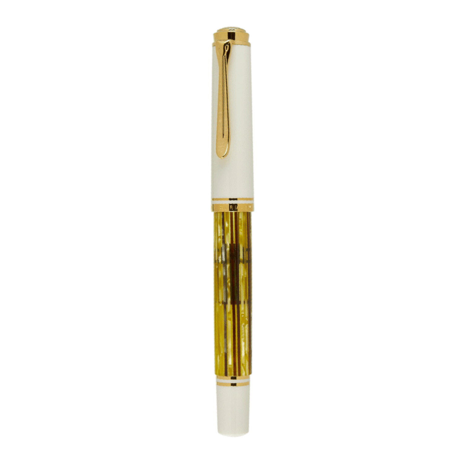 Pluma Fuente Souverän 400 Tortoiseshell White Pelikan