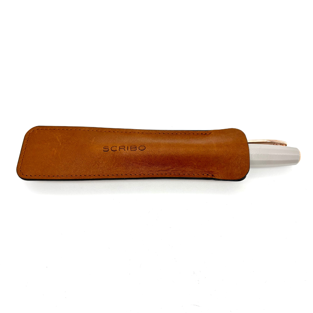Estuche de piel para una pluma Scribo