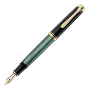 Pluma Fuente Souverän 600 Black-Green Pelikan