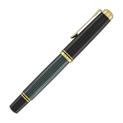 Pluma Fuente Souverän 600 Black-Green Pelikan