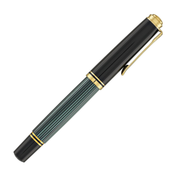 Pluma Fuente Souverän 600 Black-Green Pelikan