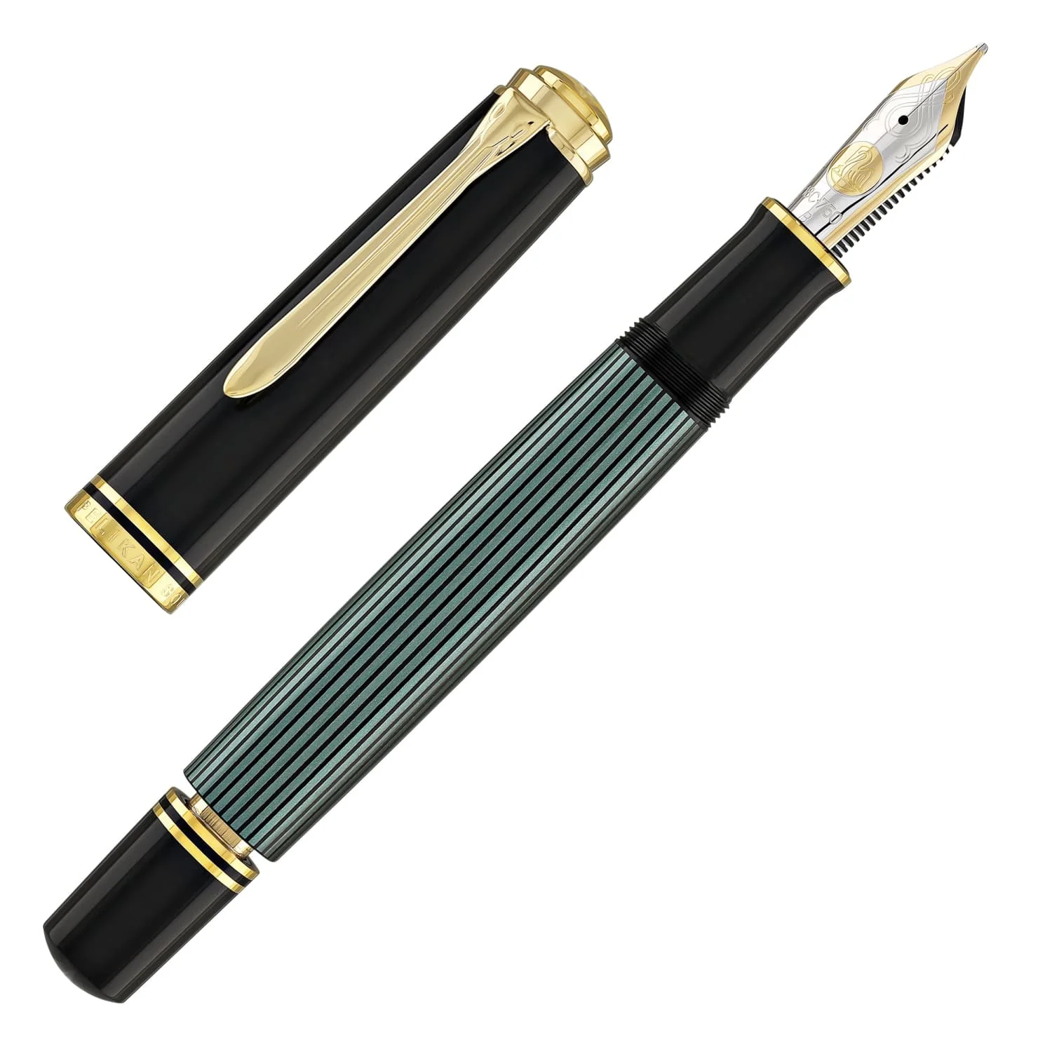 Pluma Fuente Souverän 1000 Black-Green