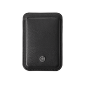 Tarjetero magnético de cuero negro Cross