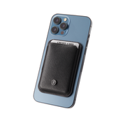 Tarjetero magnético de cuero negro Cross