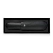 Estuche clásico de cuero negro para un bolígrafo Cross