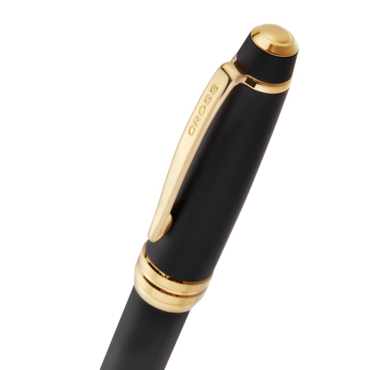 Bolígrafo Bailey Negro con PVD de Oro Cross