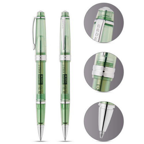 Bolígrafo de resina transparente Bailey Light Cross