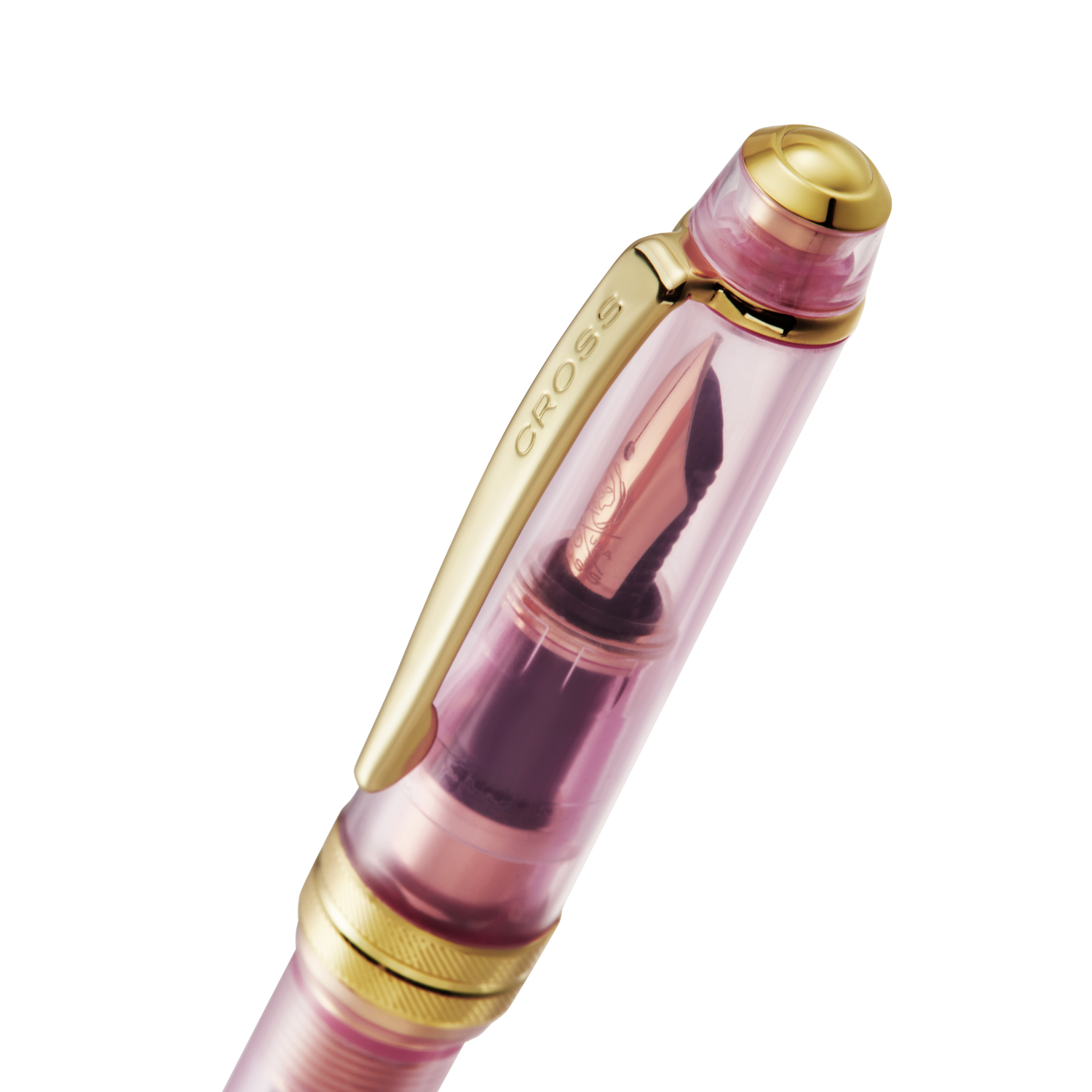 Bailey Light Translucent Pink Cross