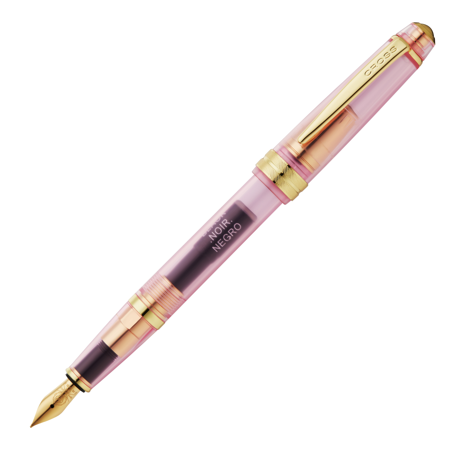 Bailey Light Translucent Pink Cross