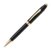 Foundry Glossy Black Gold PVD Cross